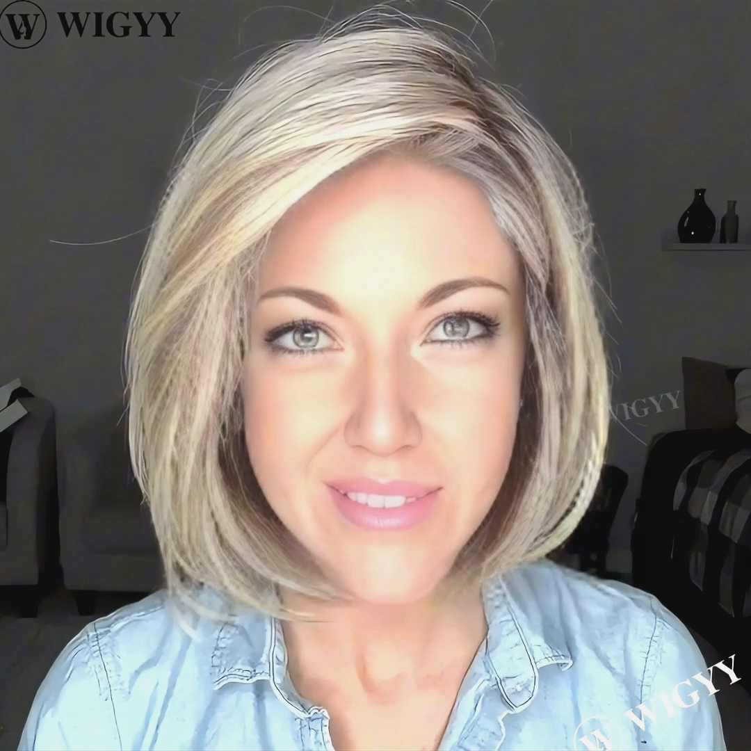 Estelle - Wigyy Blonde Highlighted Lightweight Softly Bob