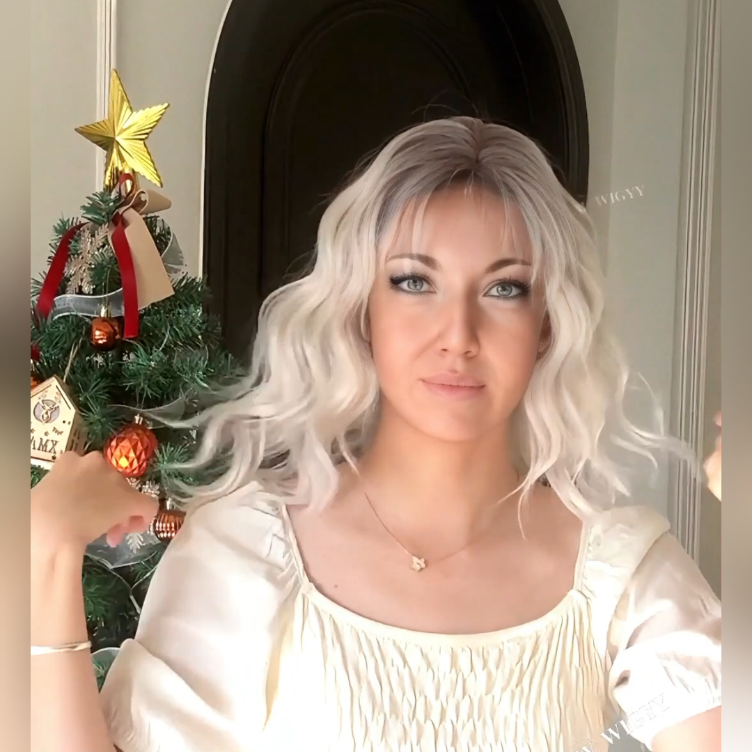 Marjorie - Wigyy Gorgeous Wave Daily Use Elegant Wig with Bang