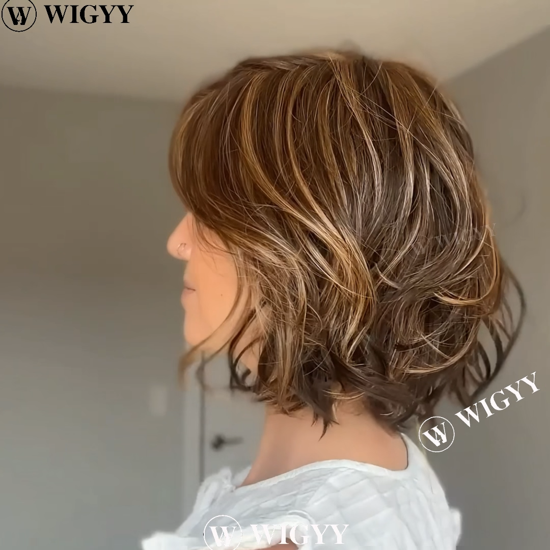 Wigyy Daily Use Highlighted Elegant Wig
