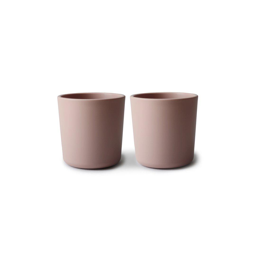 Mushie Dinnerware Cups - Blush - 2 Pack