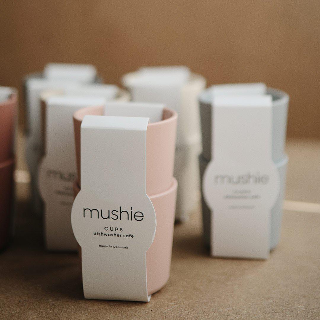 Mushie Dinnerware Cups - Blush - 2 Pack