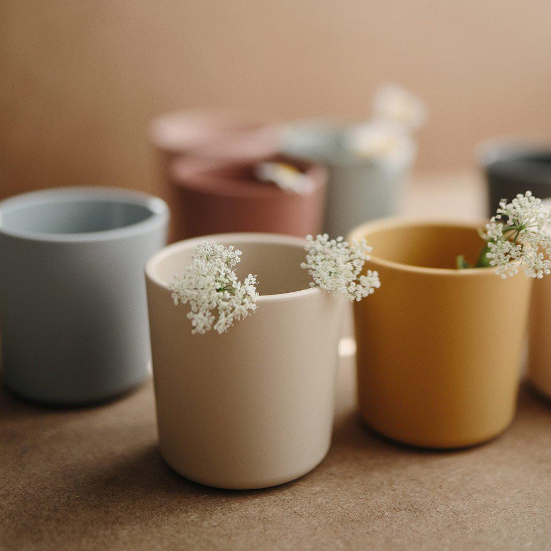 Mushie Dinnerware Cups - Blush - 2 Pack