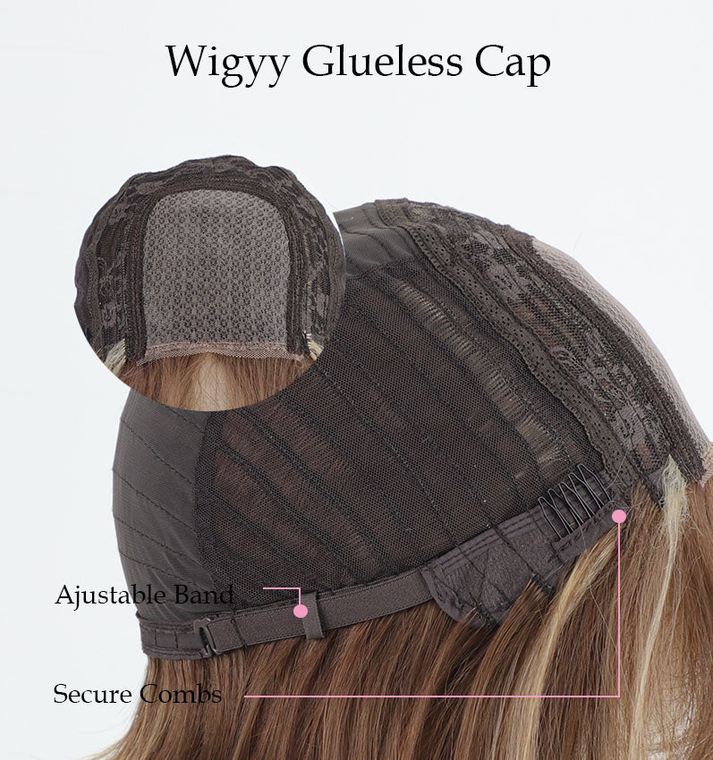 Alma - Short Brown Wigs for Women