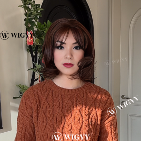 Mabel - Wigyy Shoulder Length Daily Use Curl Elegant Wig