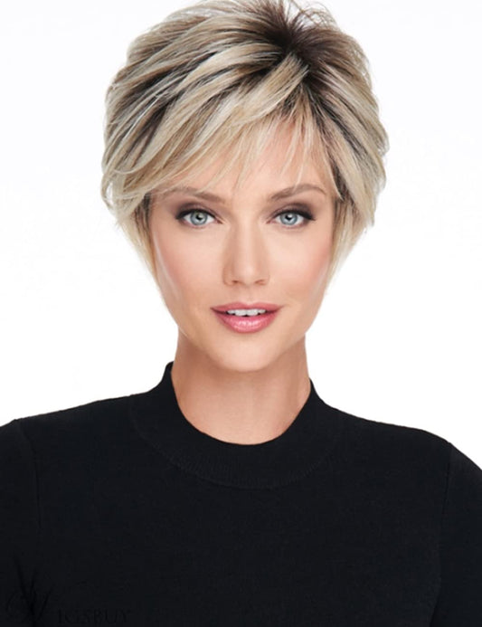 Tamsin - Short Ombre Blonde Pixie Cut Wigs