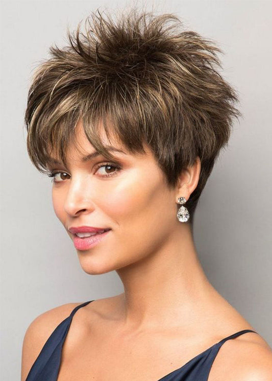 Doris - Pixie Boy Short Synthetic Wigs 10inch