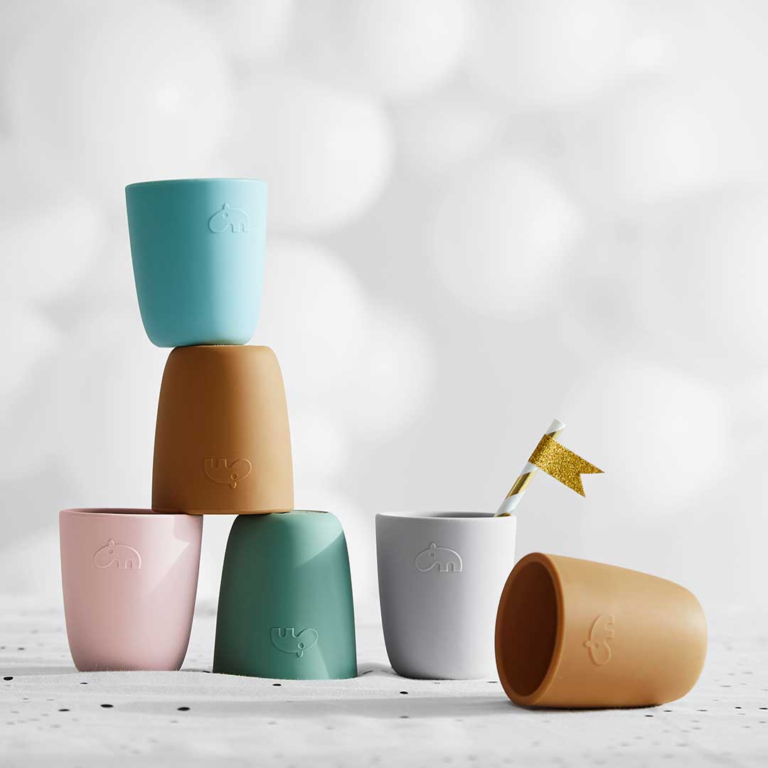 Done by Deer Silicone Mini Mug - Grey