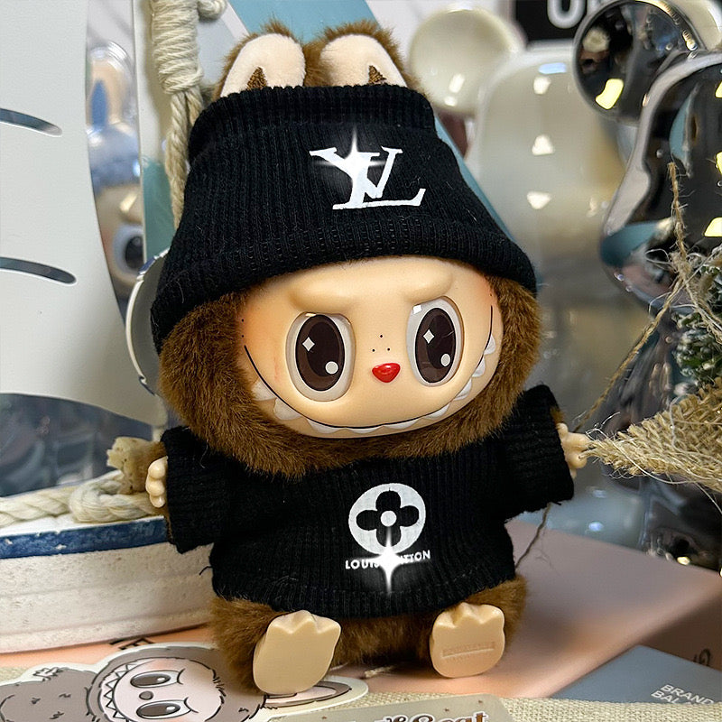 Vestito Labubu Streetwear con cappello con logo
