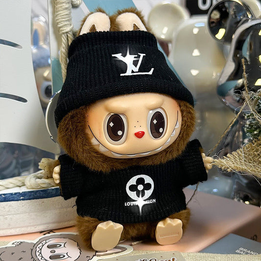 Vestito Labubu Streetwear con cappello con logo