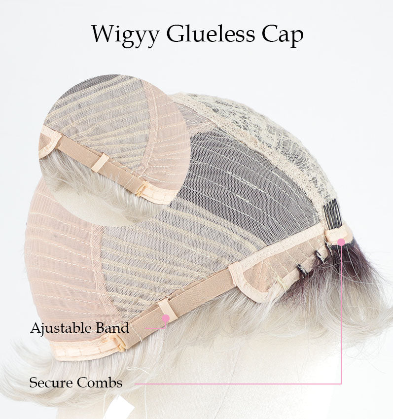 Wendy - Wigyy Short Silver Grey Elegant Wigs