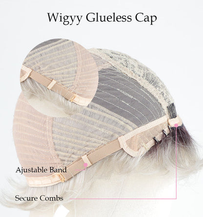 Wendy - Wigyy Short Silver Grey Elegant Wigs