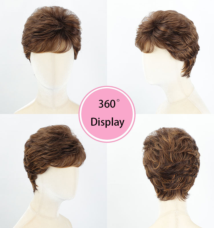 Gertrude - Wigyy Daily Use Pixel Cut Elegant Wig