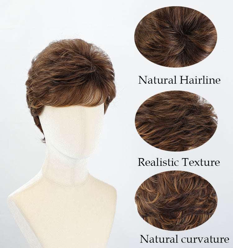 Gertrude - Wigyy Daily Use Pixel Cut Elegant Wig