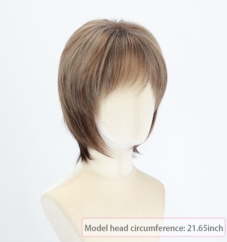 Alma - Short Brown Wigs for Women