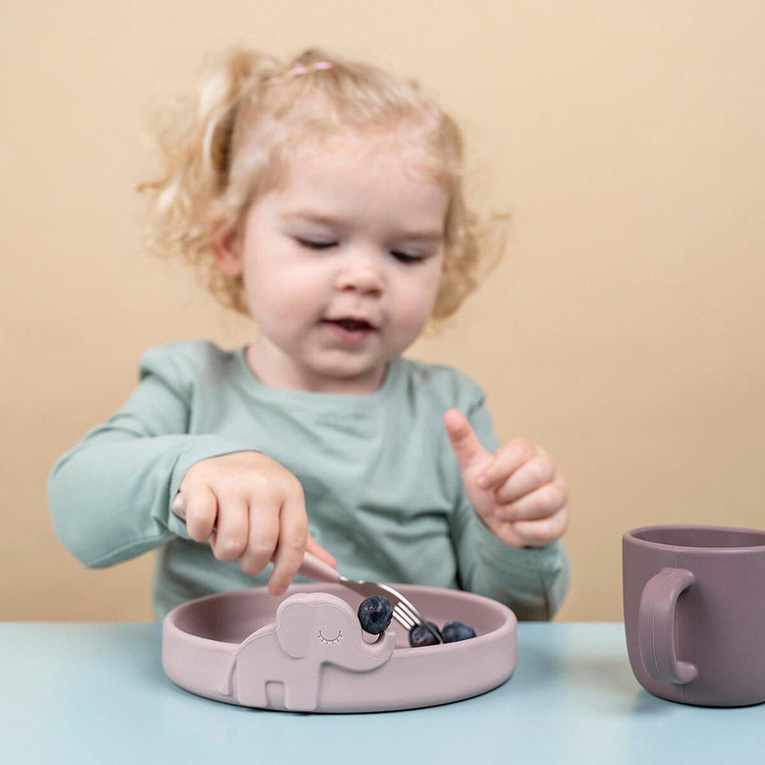 Done by Deer Peekaboo Dinner Set - Deer Friends - Powder
