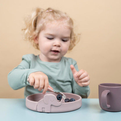 Done by Deer Peekaboo Dinner Set - Deer Friends - Powder