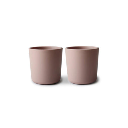 Mushie Dinnerware Cups - Blush - 2 Pack