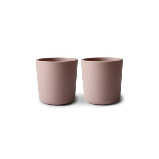 Mushie Dinnerware Cups - Blush - 2 Pack