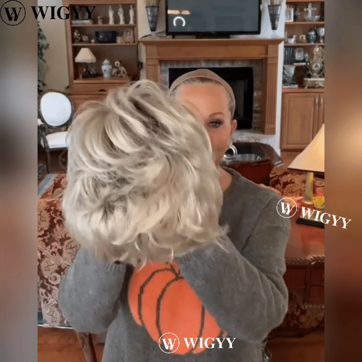 Wendy - Wigyy Short Silver Grey Elegant Wigs