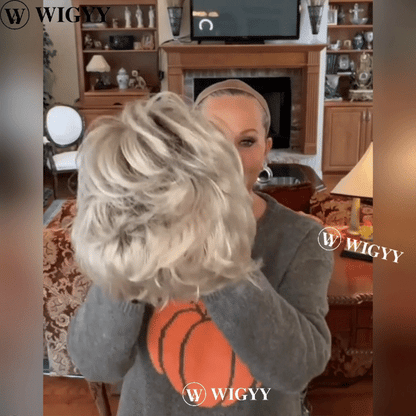 Wendy - Wigyy Short Silver Grey Elegant Wigs
